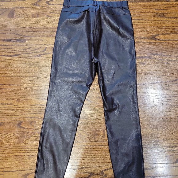 Zara faux leather brown pants - Picture 4 of 5
